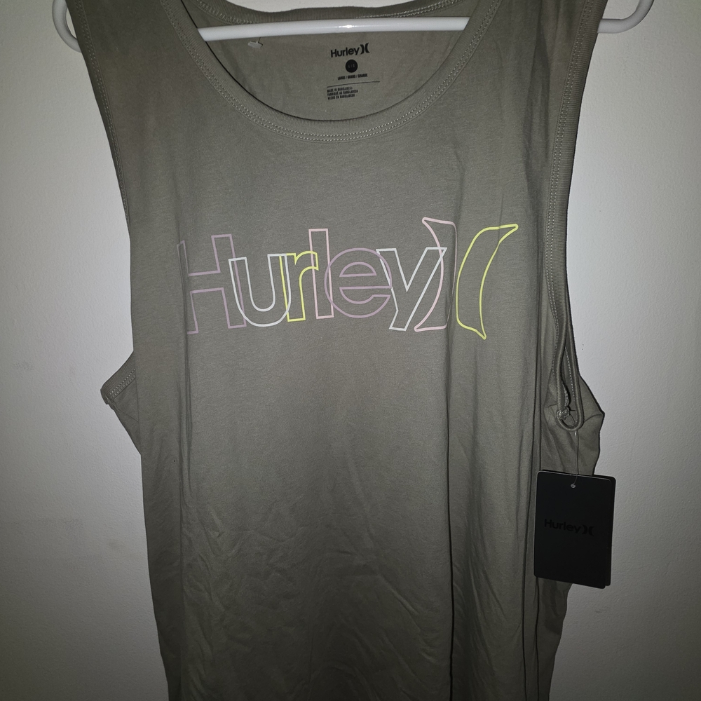 Hurley Men's Olive Tank Top